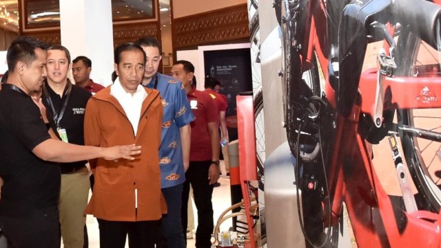 Jokowi di IdeaFest 2018, Jumat (26/10/2018). (Foto: Dok. Biro Pers Setpres)