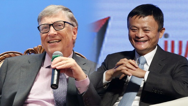 Bill Gates dan Jack Ma. (Foto: Reuters)