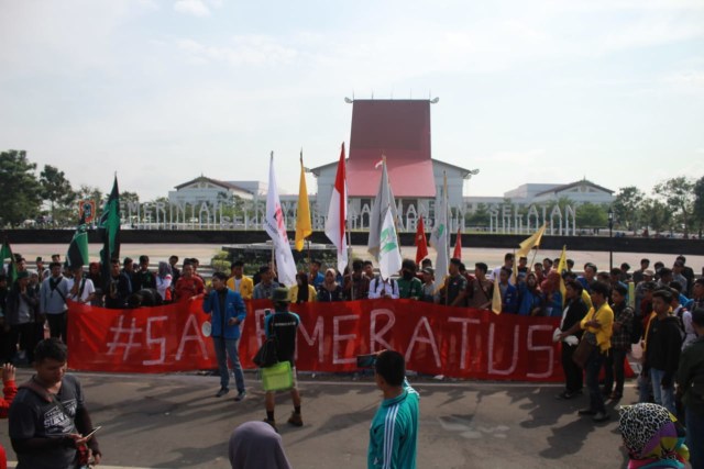 Aliansi Meratus II Peringati Sumpah Pemuda dengan Demo Tolak Tambang