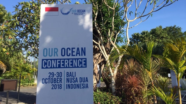 Suasana di Bali Nusa Dua Convention Center Menjelang Our Ocean Conference 2018 (Foto: Elsa Toruan/kumparan)