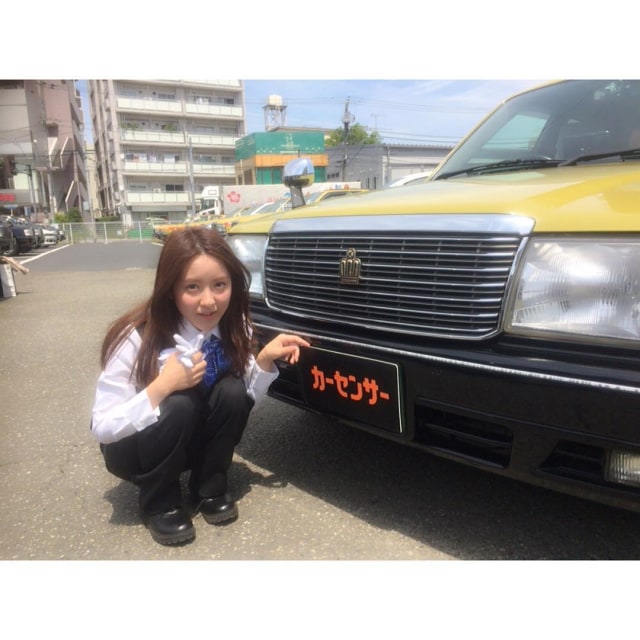 Driver taksi sekaligus model Ikuta Kana (Foto: Instagram/@ikutakana)