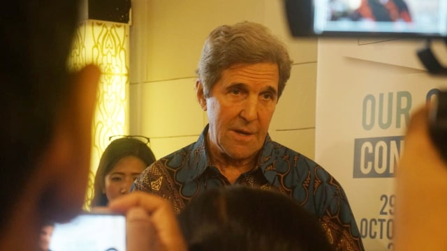 John Kerry, penggagas Our Ocean Conference. Foto: Abil Achmad Akbar/kumparan