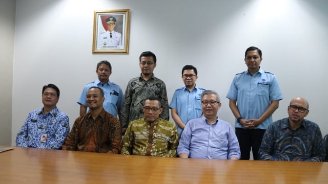 Serah terima jabatan pengurus PT TransJakarta, Senin (29/10/2018). (Foto: Dok. Pemprov DKI Jakarta)