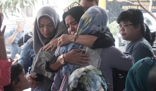 Keluarga korban, Pesawat Lion Air JT-610, RS Polri