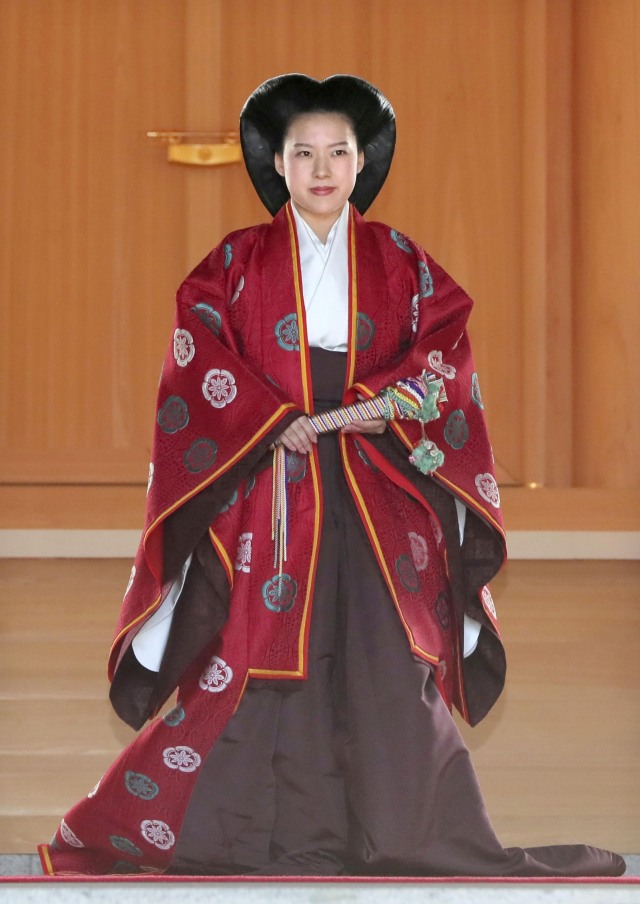 Putri Ayako menikah dengan Kei Moriya. (Foto: REUTERS)