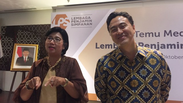 Dua Anggota Dewan Komisioner LPS Destry Damayanti dan Fauzi Ichsan di Kantor LPS, Jakarta Foto: Ema Fitriyani/kumparan