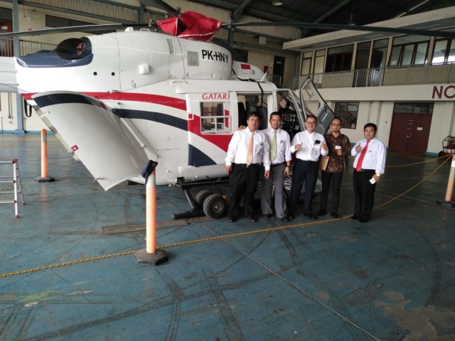 Tunggakan Pesangon Berujung Penyitaan Helikopter PT Gatari Air Service
