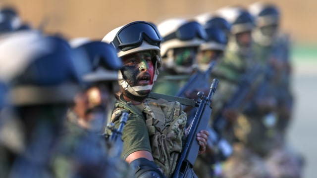 Illustrasi tentara Saudi Arabia. (Foto: AFP PHOTO / Bandar Aldandani)