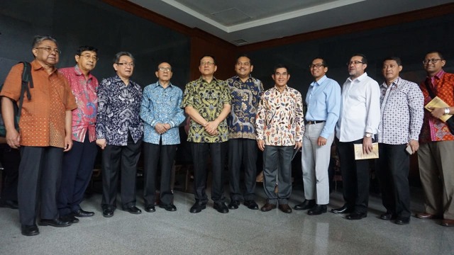 Sejumlah pejabat menghadiri sidang Irman Gusman di Pengadilan Negeri Jakarta Pusat, Rabu (31/10/2018). (Foto: Jamal Ramadhan/kumparan)