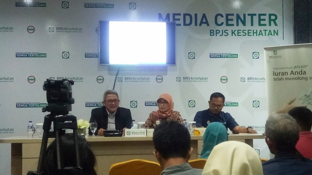 Diskusi BPJS Kesehatan mengenai rujukan online.
 (Foto: Resya Firmansyah/kumparan)