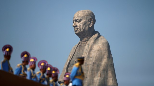 Statue of Unity di India. (Foto: REUTERS/Amit Dave )