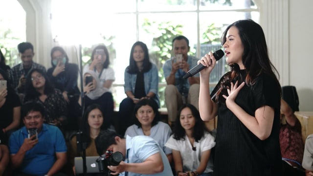 Raisa di kantor kumparan (Foto: Nugroho Sejati/kumparan)