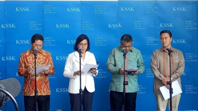 Konferensi pers KSSK terkait perkembangan ekonomi dan keuangan kuartal III 2018. (Foto: Nicha Muslimawati/kumparan)