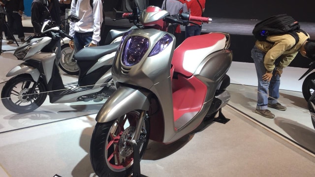 Motor konsep Honda Project G  (Foto: Aditya Pratama Niagara/kumparanOTO)