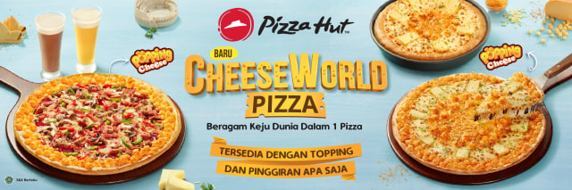 com-Cheese World Pizza dari Pizza Hut (Foto: Pizza Hut)