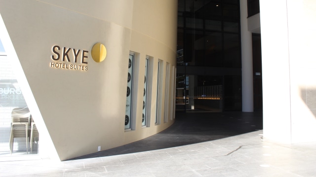 Lobby Skye Hotel Suites milik Crown Group di Parramatta, New South Wales, Australia.  (Foto: Wendiyanto/kumparan)