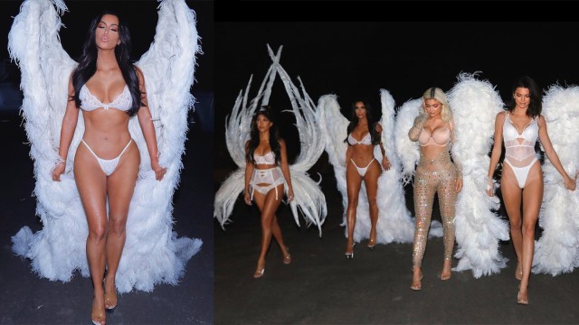 Kim Kardashian sebagai Victoria Secret Angels (Foto: Instagram @kimkardashian)