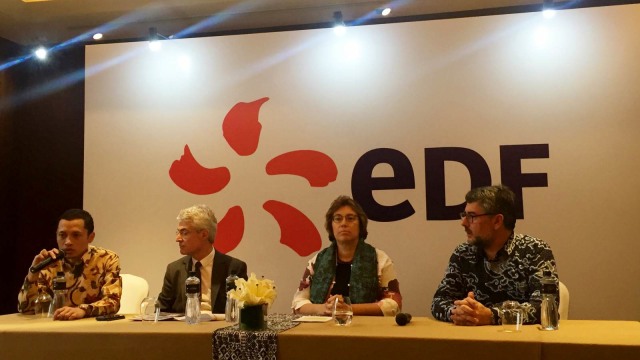 Konferensi pers kerja sama pengembangan energi EDF di Indonesia di Hotel Mandarin, Jakarta. (Foto: Ema Fitriyani/kumparan)