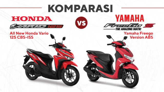 Komparasi Honda Vario 125 vs Yamaha FreeGo S (Foto: Putri Sarah Arifira/kumparan)