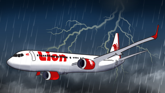 Ilustrasi membedah kecelakaan Lion Air. (Foto:  Putri Sarah Arifira/kumparan)