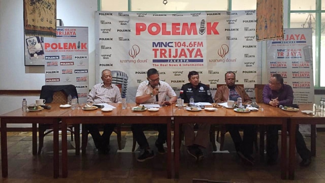 Talkshow Polemik ‘Awan Hitam Penerbangan Kita’ di Warung Daun, Jakarta Pusat, Sabtu (3/11/2018). (Foto: Ferry Fadhlurrahman/kumparan)