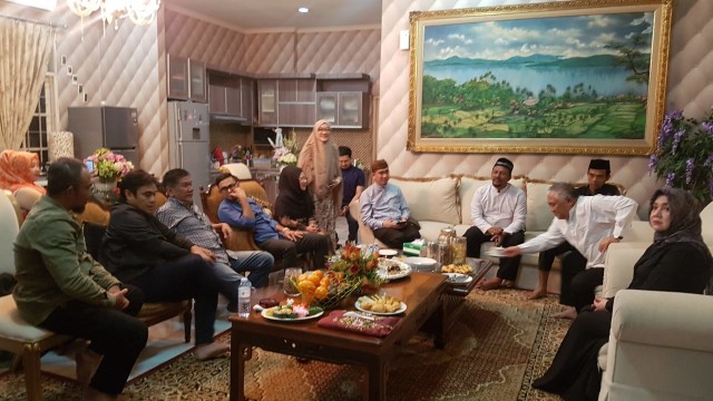 Suasana rumah Din Syamsudin menjelang pertemuannya dengan UAS, Sabtu (3/11/2018). (Foto: Efira Tamara/kumparan)