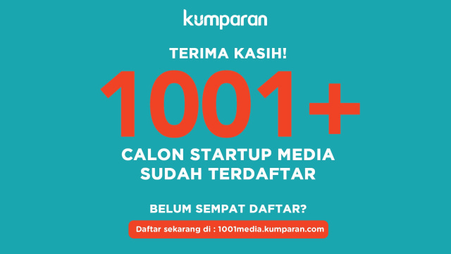 Pendaftar 1001 Startup Media Online (Foto: Kerry Dwi Karisma )