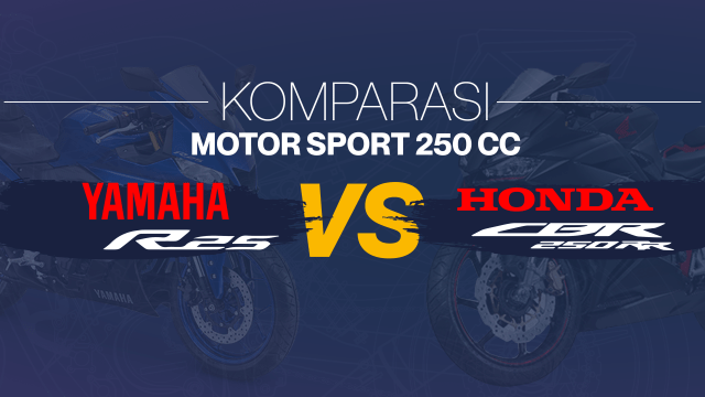 Yamaha R25 vs Honda CBR250RR (Foto:  Anggoro Fajar Purnomo/kumparan)