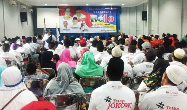 Relawan Jokowi Targetkan Kemenangan 75 Persen di Probolinggo