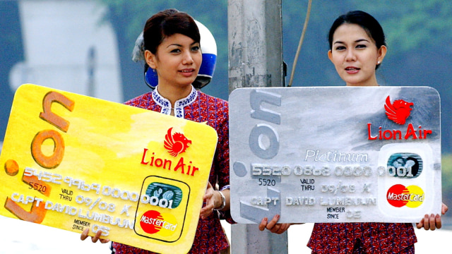 Ilustrasi promo Lion Air (Foto: AFP/ADEK BERRY)