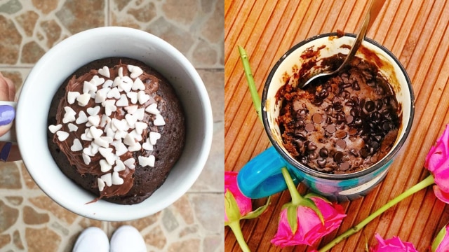 Brownie in a cup. (Foto: Instagram/@guiltybytes dan @arlu_)