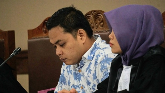 Eka Kamaludin saat sidang pemeriksaan saksi di Pengadilan Tipikor, Jakarta, Senin (5/11). (Foto: Nugroho Sejati/kumparan)