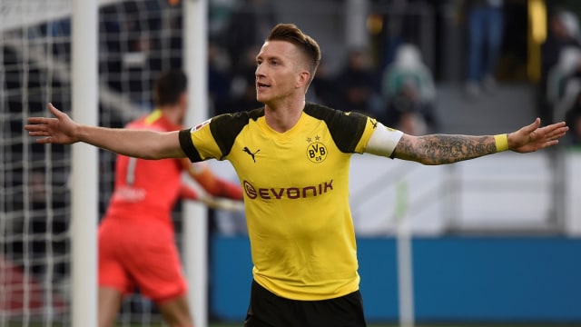 Marco Reus bintang utama Dortmund musim ini. Foto: Reuters/Fabian Bimmer