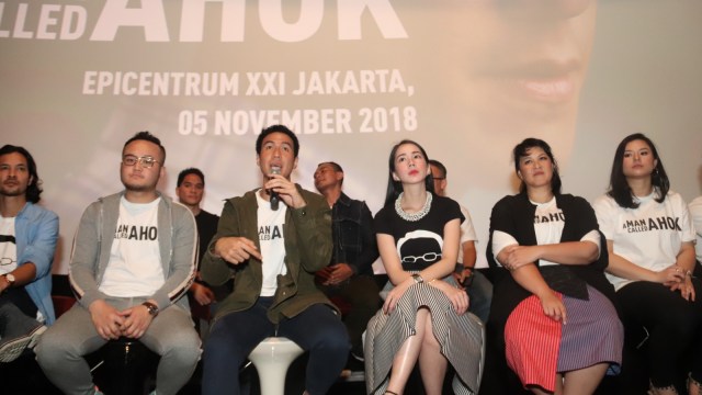 Jumpa Pers film A Man Called Ahok. (Foto: Munady Widjaja)