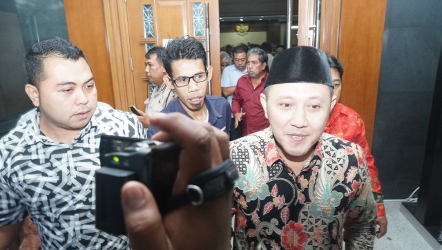 Sidang putusan anggota DPRD Lampung Tengah nonaktif Rusliyanto di Pengadilan Tipikor, Jakarta. (Foto: Nugroho Sejati/kumparan)