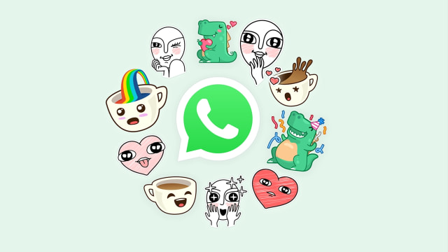 Fitur stiker di WhatsApp. (Foto: WhatsApp)