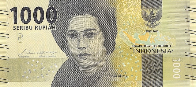 Cut Nyak Meutia di Uang Rp 1000  (Foto: Dok. Wikipedia)