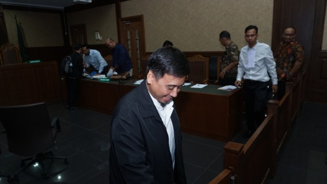 Sidang tuntutan Sutrisno di Pengadilan Tipikor, Jakarta, Rabu (7/11). (Foto: Nugroho Sejati/kumparan)