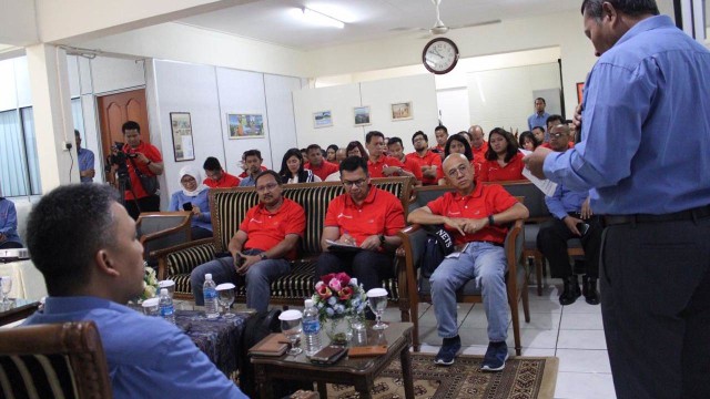 Peserta Diklat Sesdilu ke-62 di Konsulat Republik Indonesia di Tawau, Malaysia. (Foto: Muhammad Fadli Rizal/kumparan)