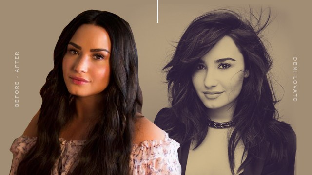 Perubahan Demi Lovato sebelum dan sesudah keluar rehabilitasi (Foto: Infografik: Putri Sarah Arifira.)