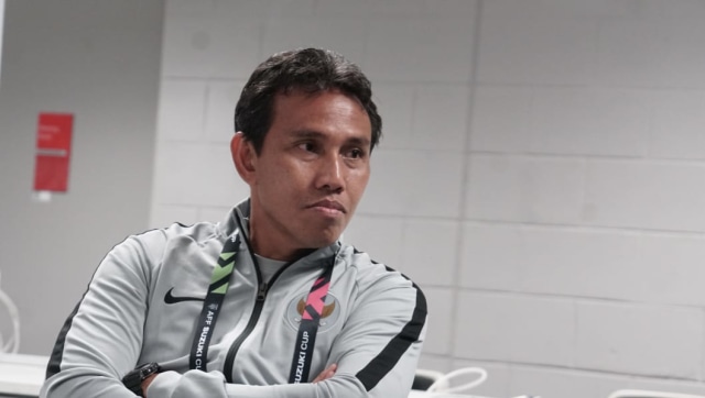 Pelatih timnas Indonesia Bima Sakti saat ditemui kumparan di Singapura. (Foto: Helmi Afandi/kumparan)