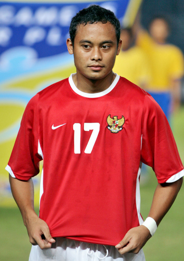 Atep pemain Timnas Indonesia di Piala AFF 2007. (Foto: AFF/AHMAD ZAMRONI)