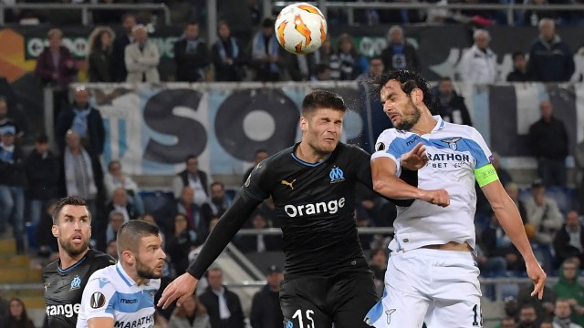 Lazio vs Marseille. (Foto: Tiziana FABI / AFP)