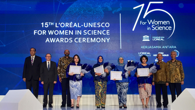 Penghargaan L’Oreal Woman in Science 2018
 (Foto: Ratmia Dewi/kumparan)