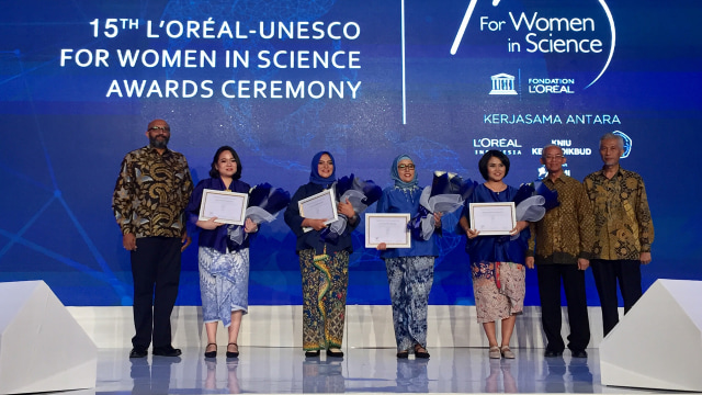 Penghargaan L’Oreal Woman in Science 2018
 (Foto: Ratmia Dewi/kumparan)