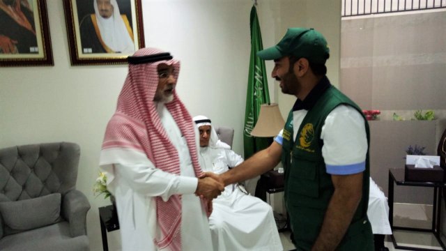 Dubes Saudi berikan bantuan dari Raja Salman sebesar 370 Ton untuk Korban Gempa Palu. (Foto: Denny Armandhanu/kumparan)