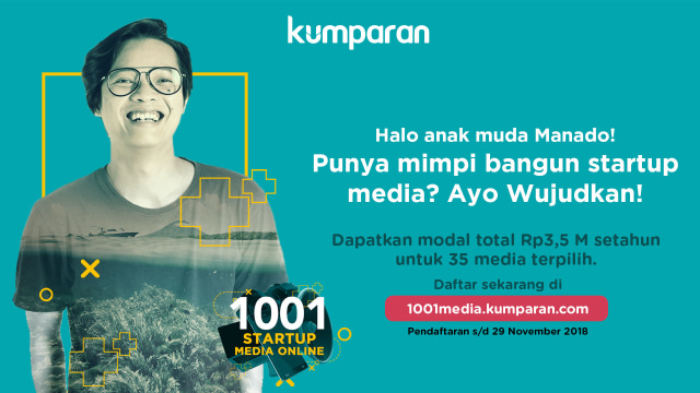 kumparan 1001 Startup Media Online Manado (Foto: kumparan)
