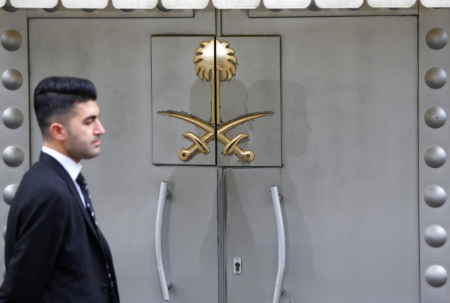 Konsulat Arab Saudi di Istanbul, Turki (Foto: Reuters/Osman Orsal)