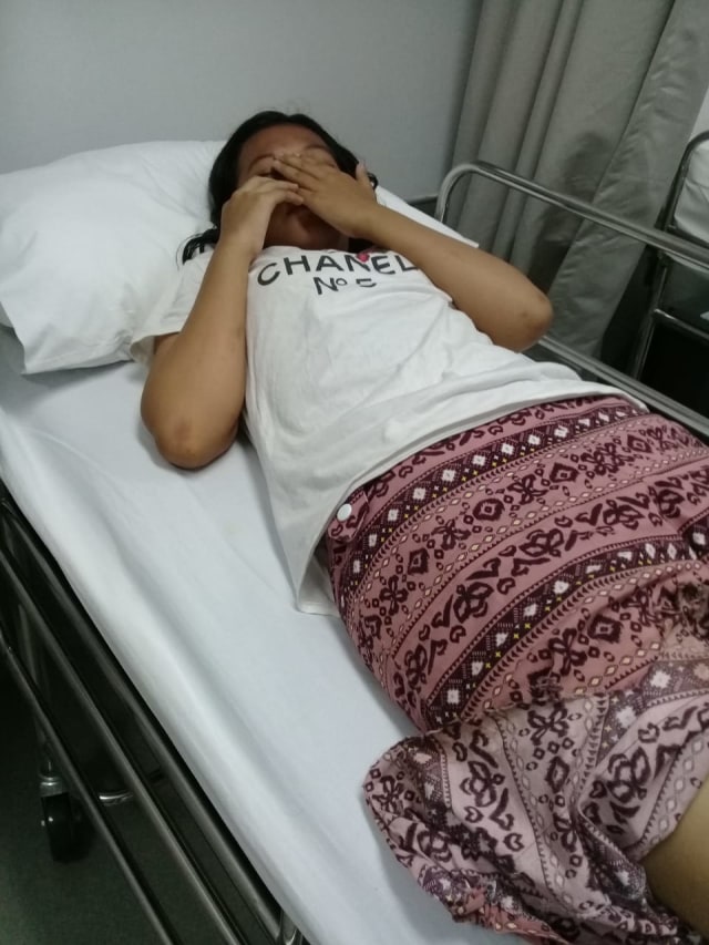 Remaja yang kecelakaan di tol Tomang. (Foto: Dok. Istimewa)