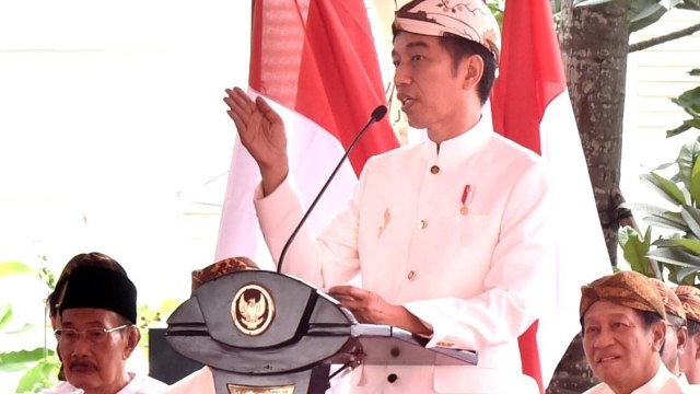 Jokowi di Acara Paguyuban Pasundan di Bandung, Jawa Barat. (Foto: Rusman - Biro Pers Setpres)